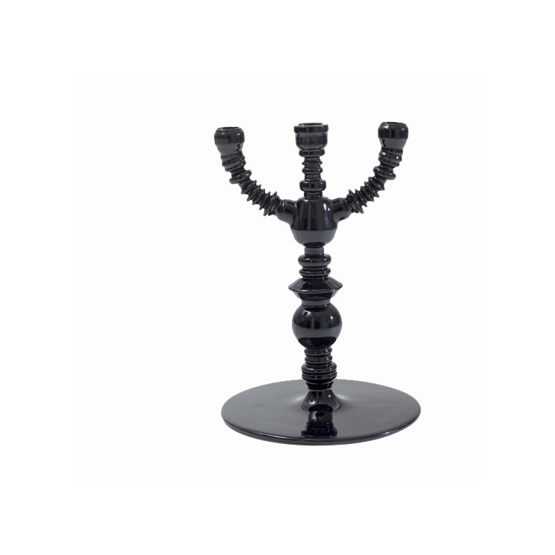 Candle holder Spring black