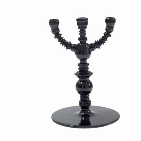 Candle holder Spring black