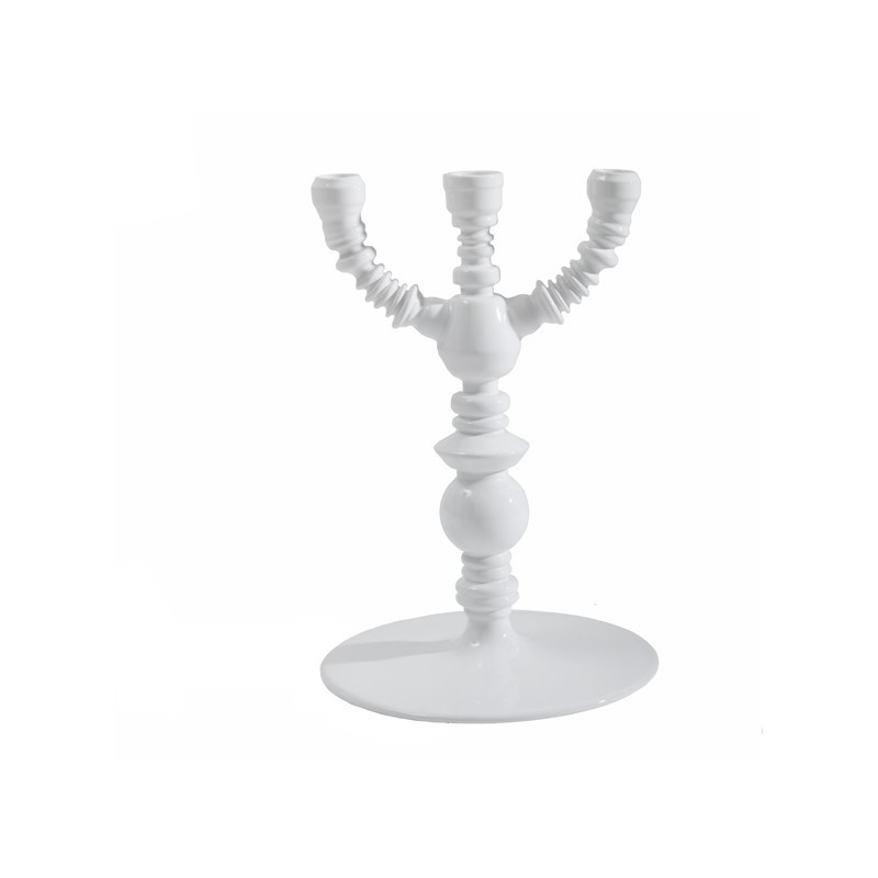 Candle holder Spring white