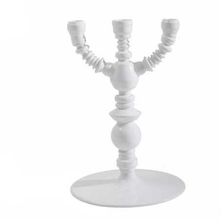 Candle holder Spring white