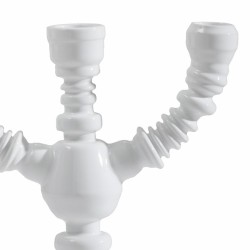 Candle holder Spring white