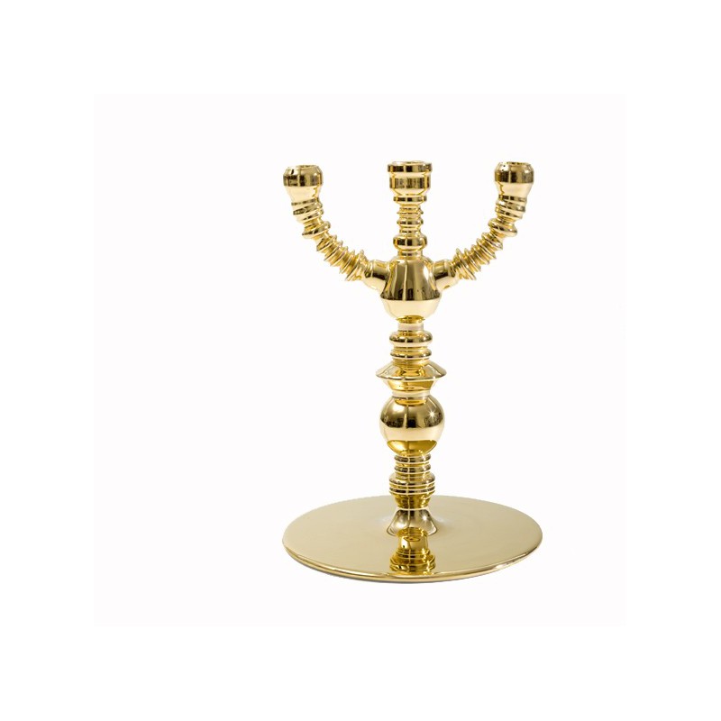 Candle holder Spring gold