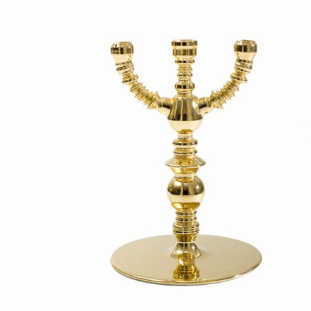 Candle holder Spring gold