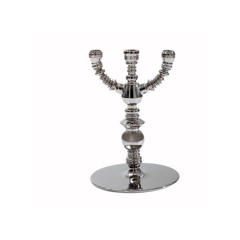 Candle holder Spring platinum