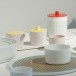 s.b. 31 set milk & sugar white pink yellow