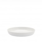 s.b. 12 deep plate white glazed