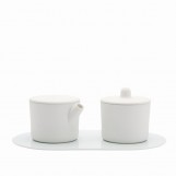 s.b. 32 set milk & sugar light blue white 
