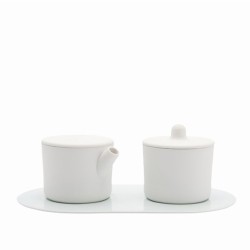 s.b. 32 set milk & sugar light blue white