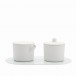s.b. 32 set milk & sugar light blue white 
