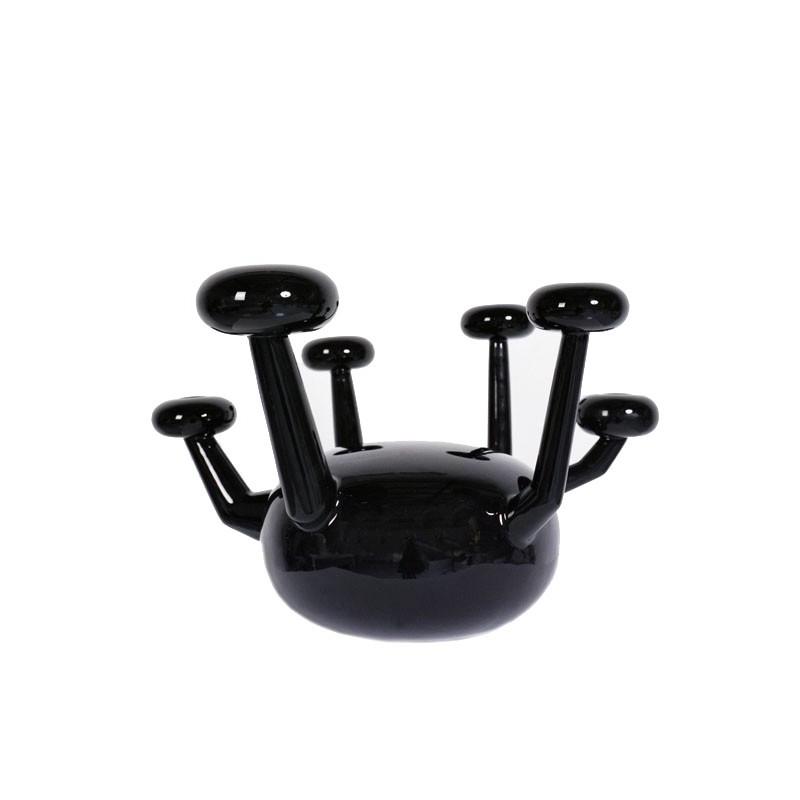 Candle holder Atomo black