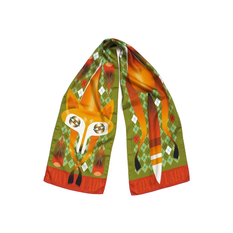 Silk scarf Foxy Lady We Made Shawls | Leendert Masselink Ingrid Bockting