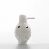 Showtime vase 1 oil black white